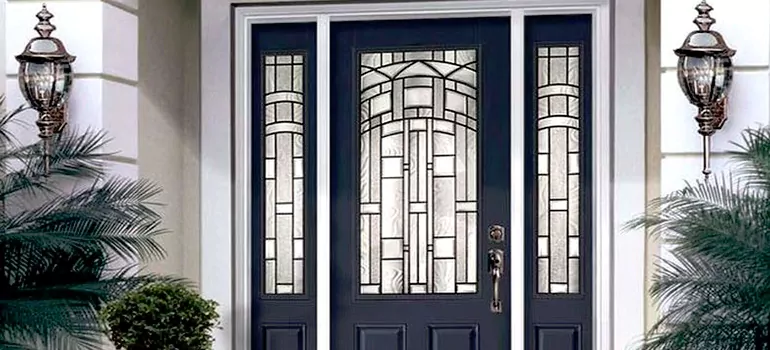 Stained Glass Door Panels in Pompano Beach, FL
