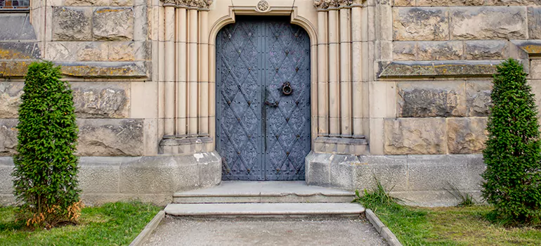 Traditional Double Front Doors in Pompano Beach, FL