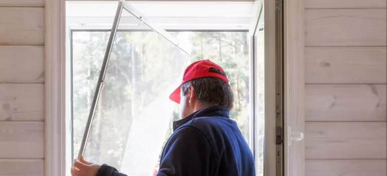 Expandable Window Screen Installation in Pompano Beach, FL
